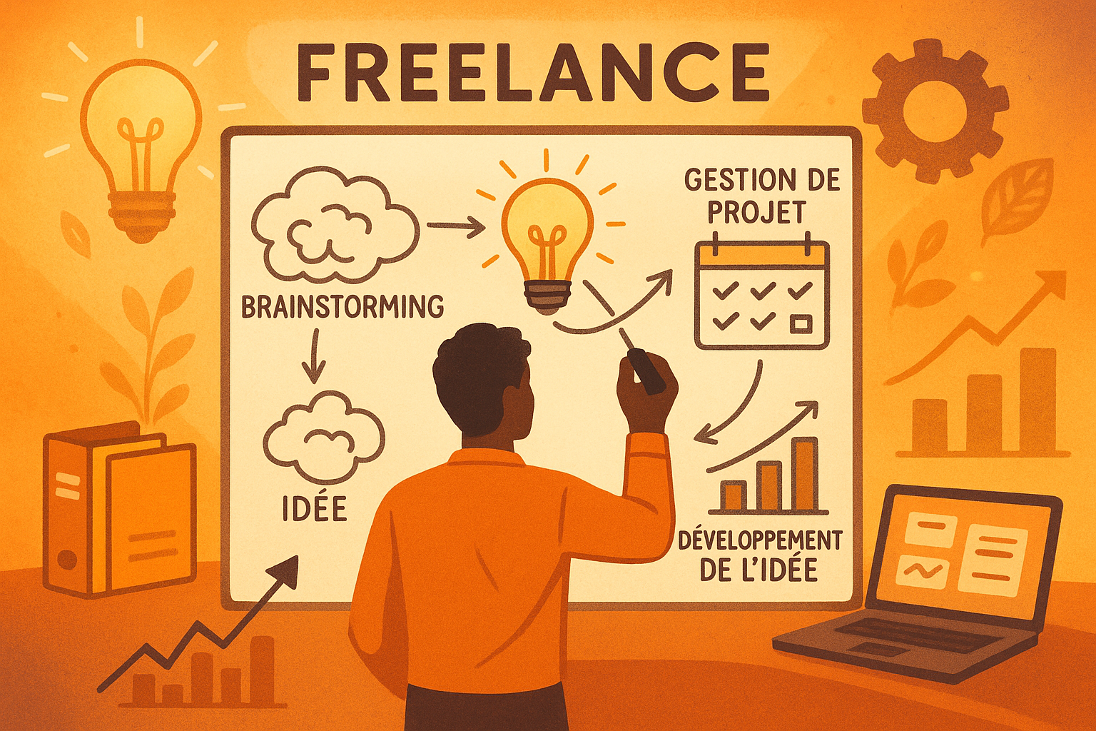 découvrez comment transformer votre passion en activité freelance avec notre guide complet. apprenez à gérer facilement vos projets et les aspects administratifs, de l'idée initiale à la réussite en tant qu'indépendant.