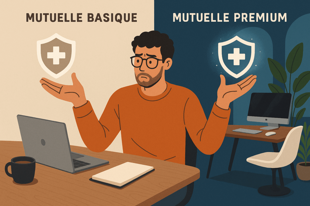 Mutuelle freelance : couverture basique ou premium ?